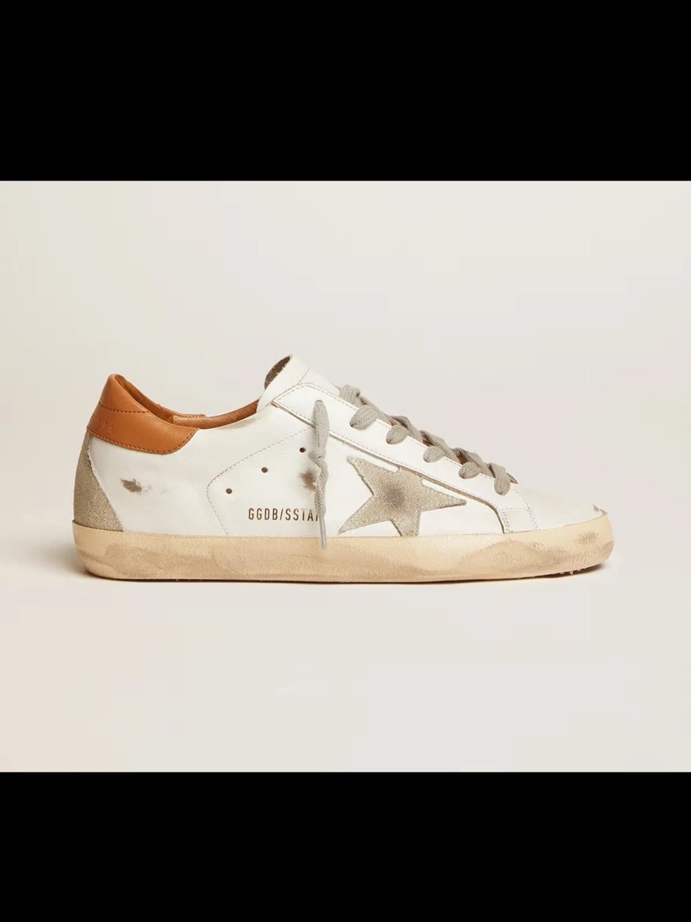 Golden Goose Women's Super Star White Leather Light Brown BNIB - Picture 2 of 12